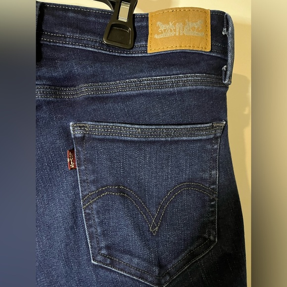 Levi’s Women’s 529 Curvy Bootcut Dark Wash Pockets Casual Stretch Jeans Sz 12 - Picture 9 of 10